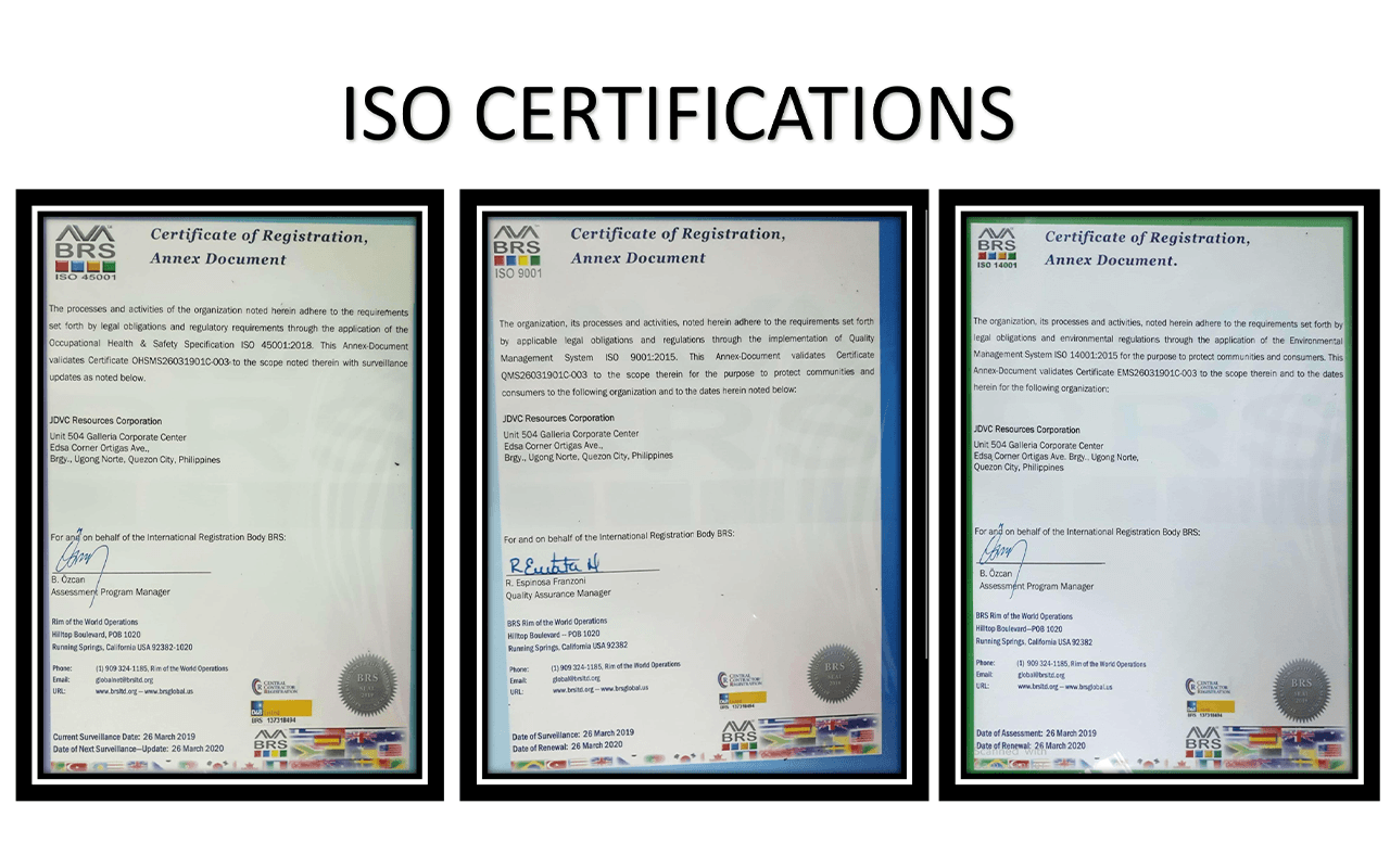 ISO Certifications3